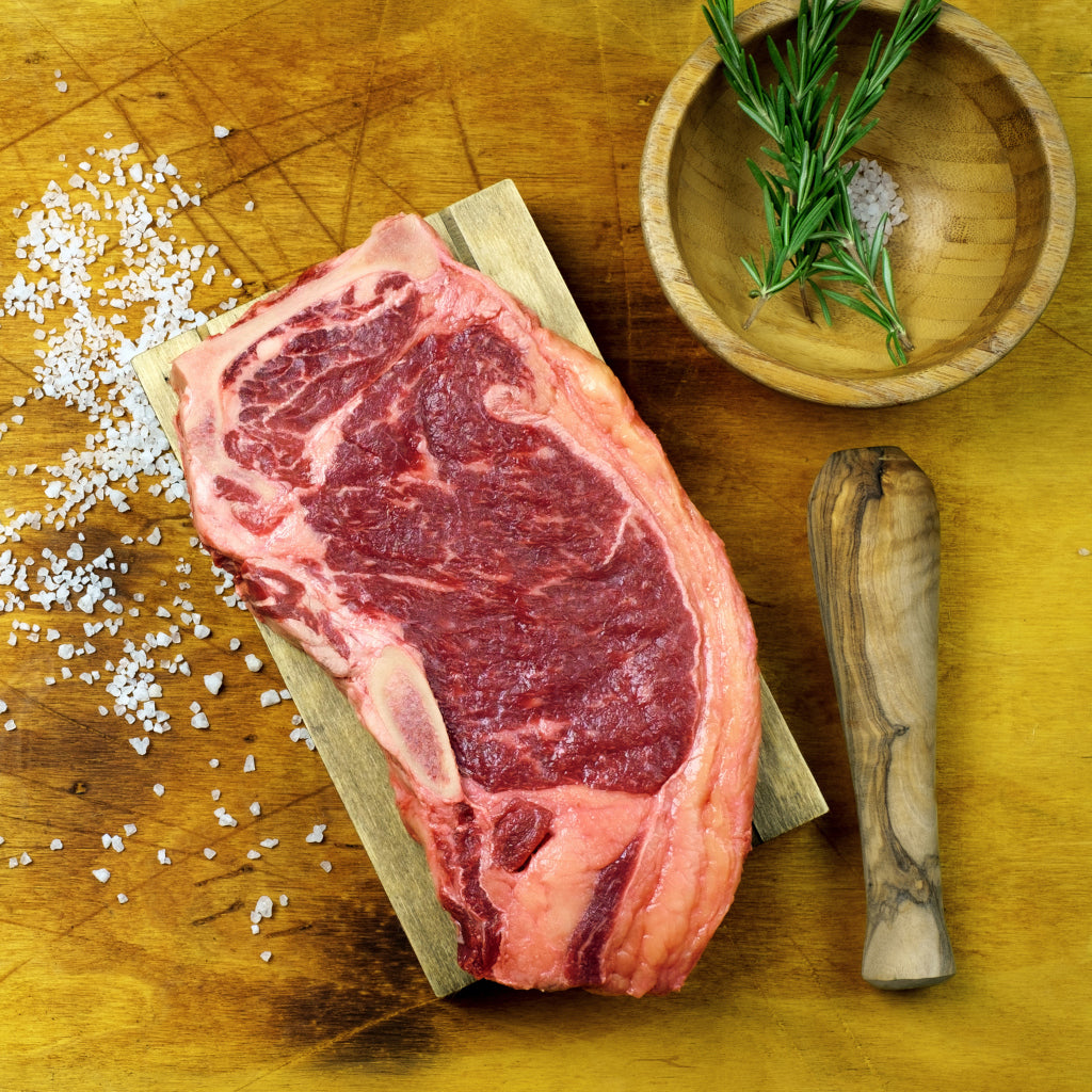 Prime Dry-Aged New York Strip Steaks